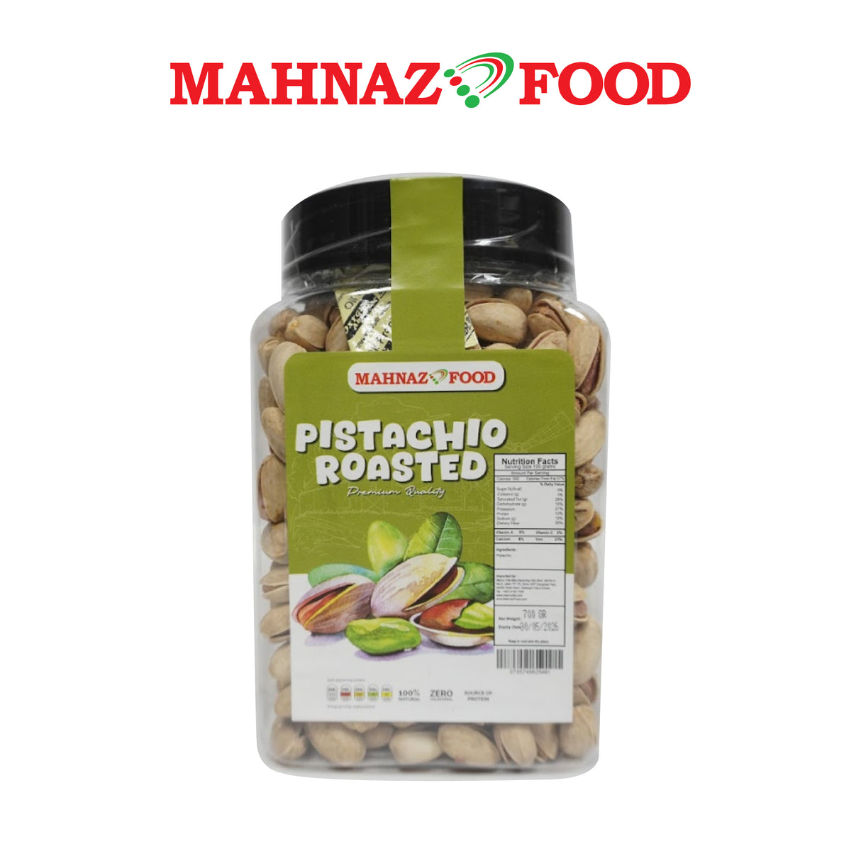 Mahnaz Food Pistachio Roasted 700g