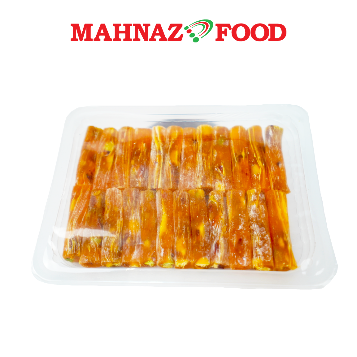 Mahnaz Food Lokum Kazani Turkish Delight Mango Pistachio Finger Delight 250g Made in Turkey