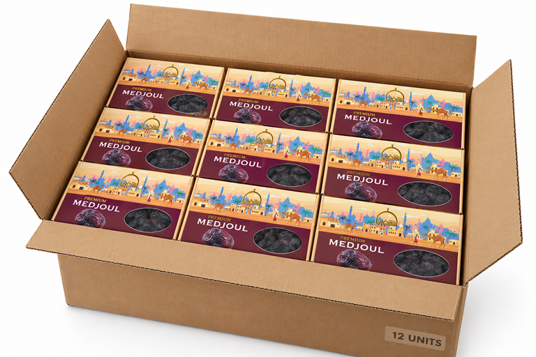 Wholesale | Al-Aqsa | Premium Medjoul | 200g x 12 packs
