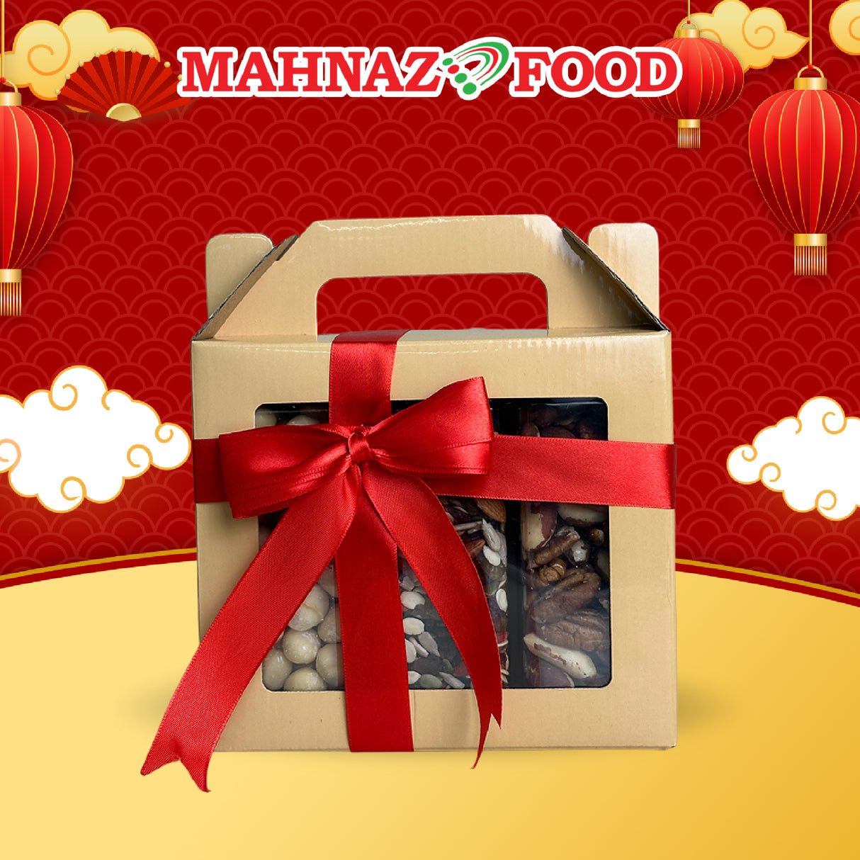 Mahnaz Food CNY Bundle Set - Macadamia 300g, Mix Berry & Nut 320g , Mix Pecan Brazil 250g