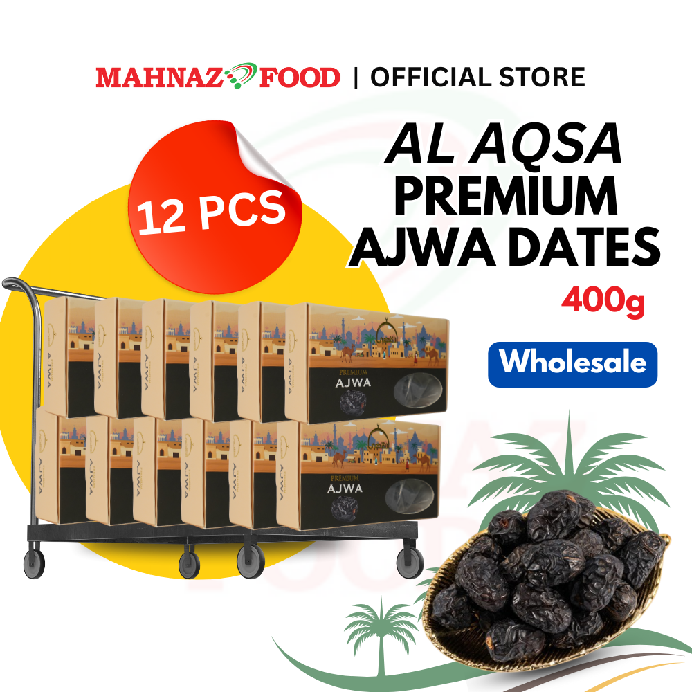 Mahnaz Food - Kurma / Dates Al Aqsa Ajwa Jumbo 400G / 1Kg Wholesale