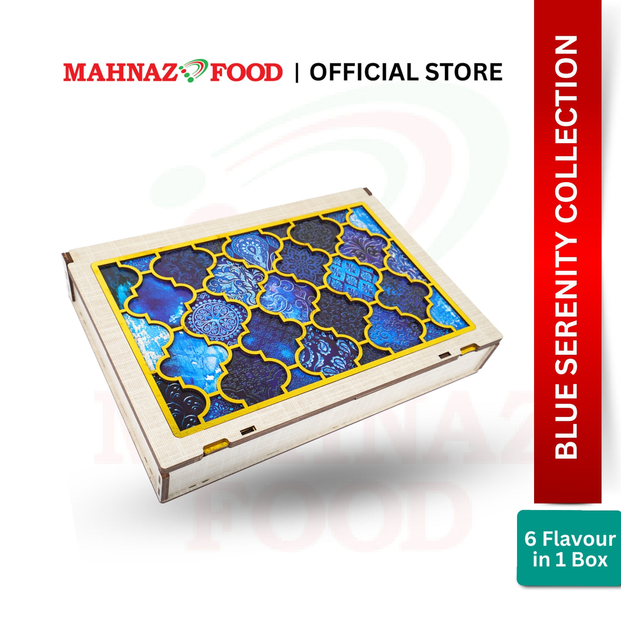 Mahnaz Food Blue Serenity Collection | Gift Box