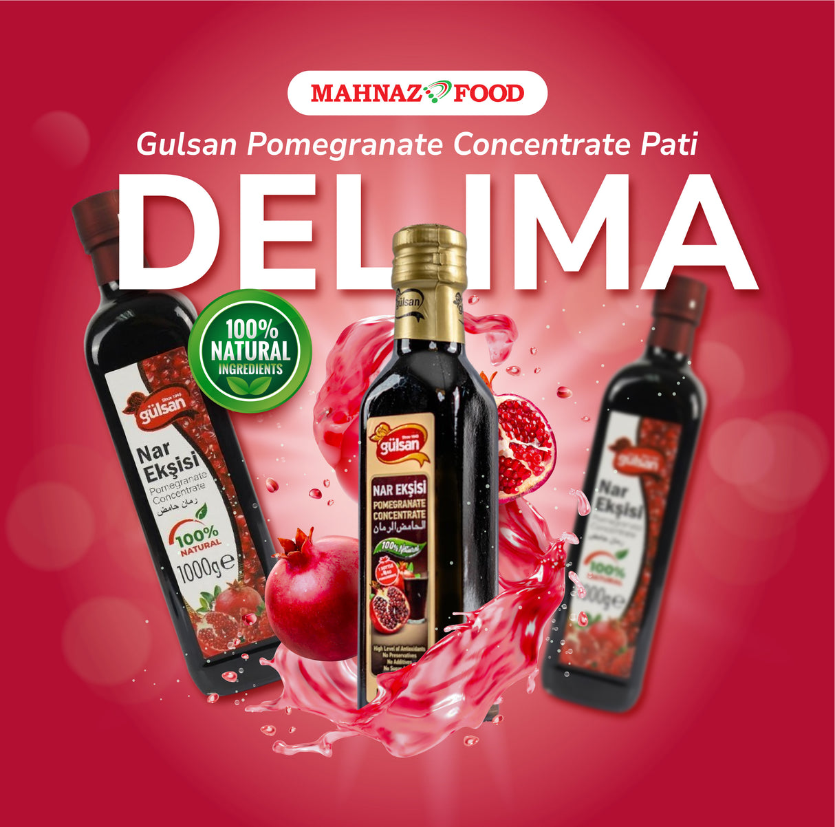 Gulsan Pomegranate Concentrate | Pati Delima (1L – Korean Edition)