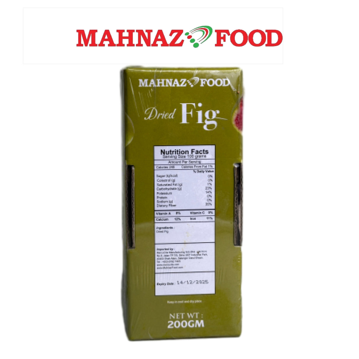 Mahnaz Premium Dried Fig 200G