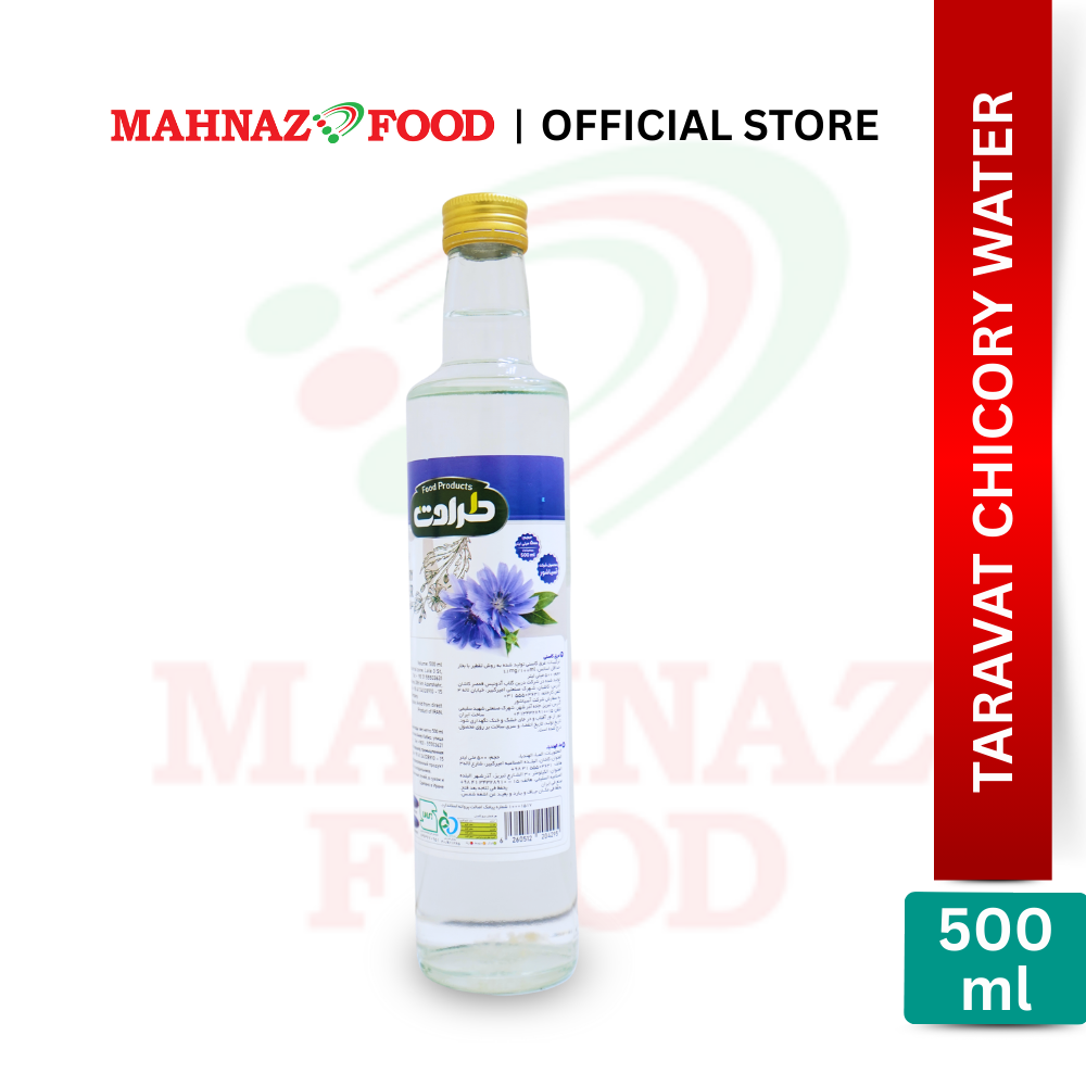 Mahnaz Food Taravat Chicory Water 500ml | Natural Digestive Drink | Detox & Wellness | Herbal Distillate | 菊苣水