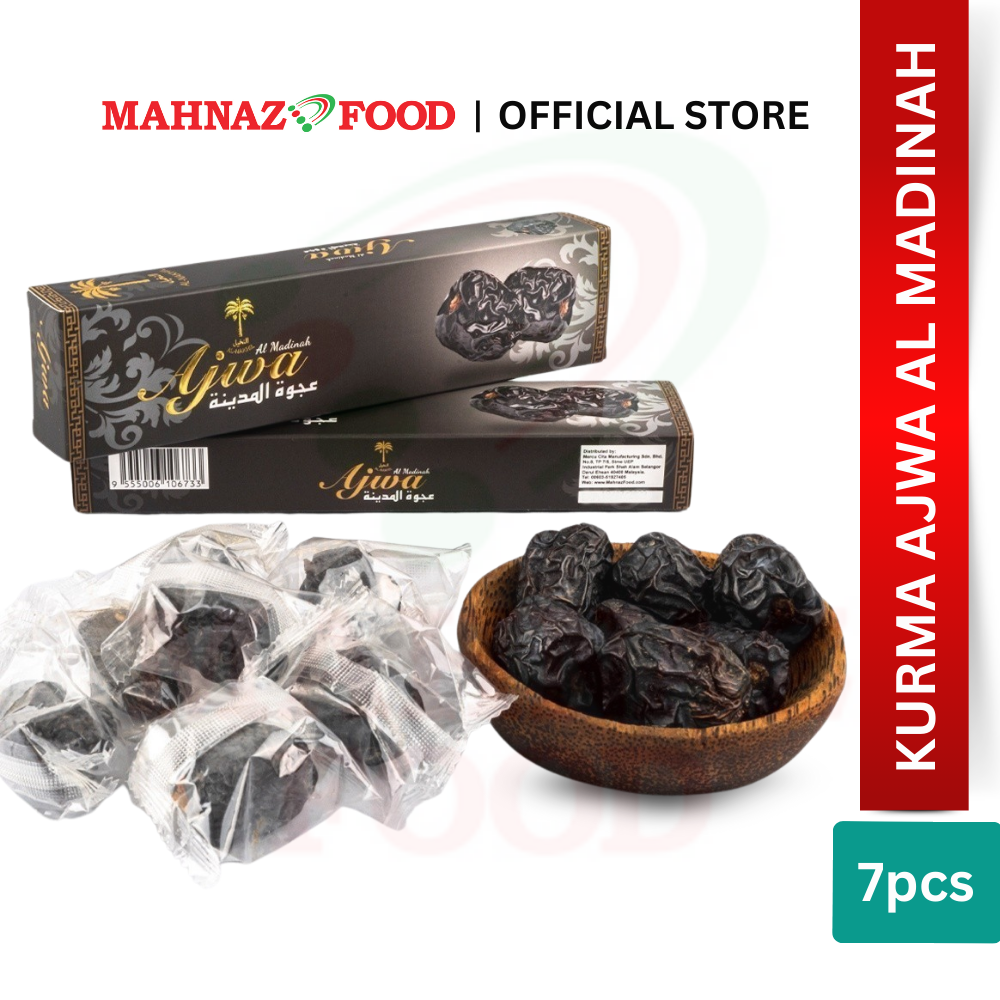 Makanan Mahnaz - Kurma | Kurma Al-Madinah Ajwa (7 Keping)