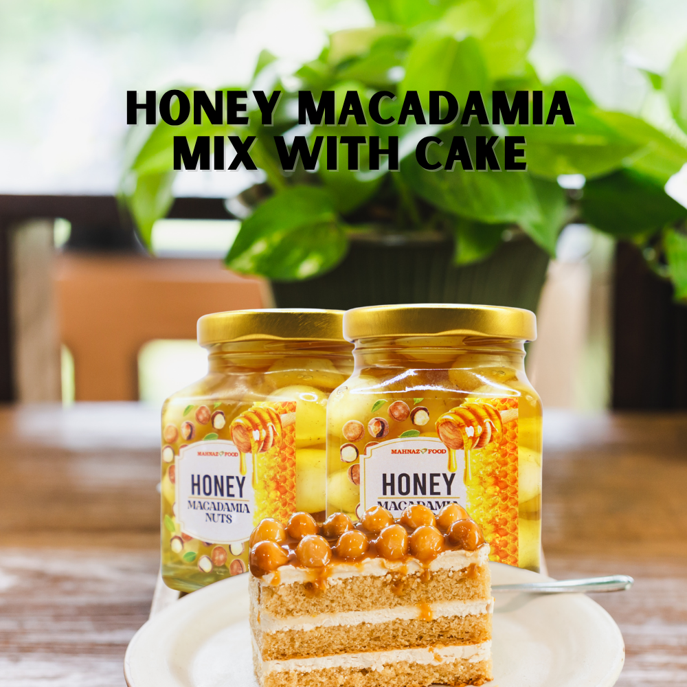 Mahnaz Food Assorted Honey With Nuts | Walnut 255g | Macadamia 245g | Pistachio 240g