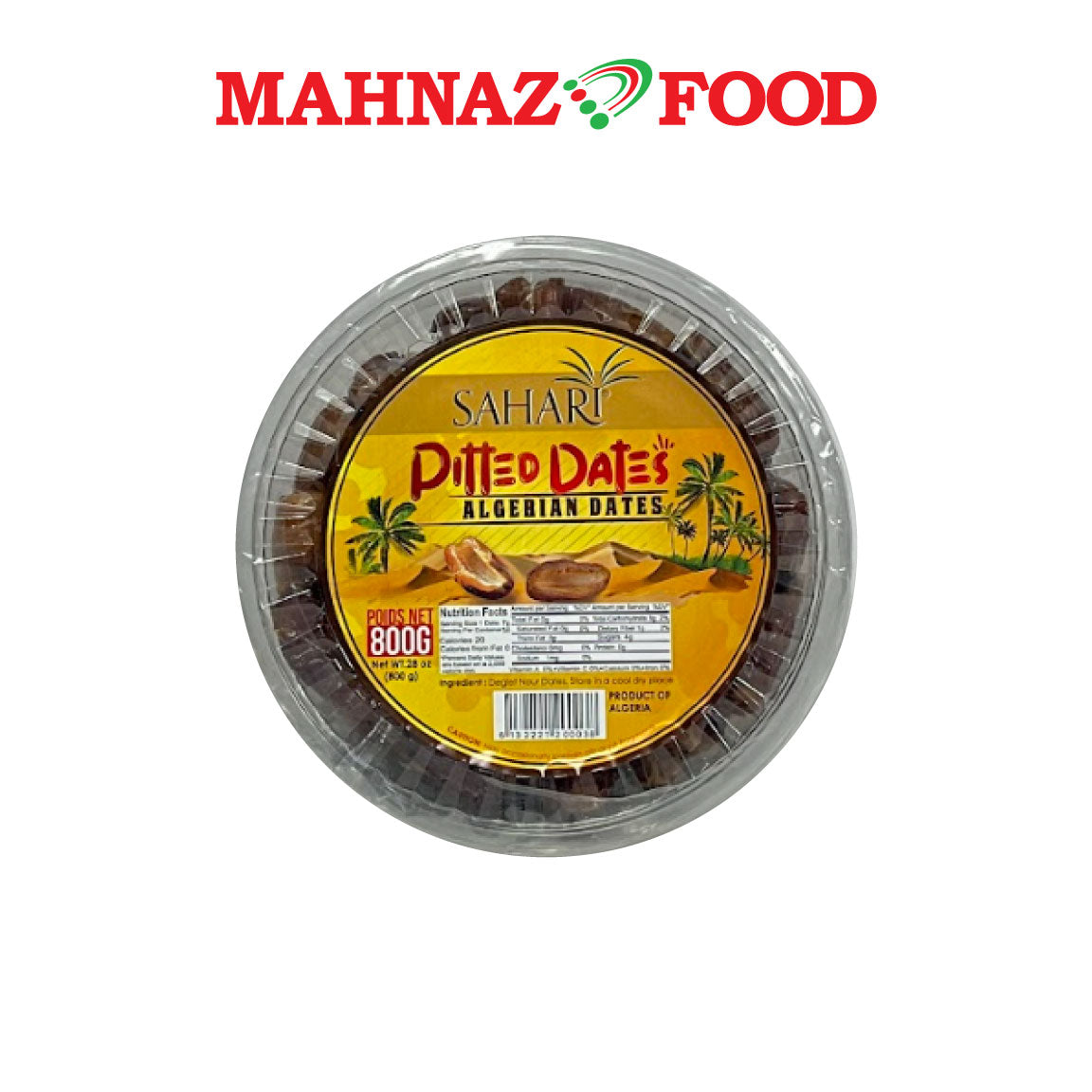 SAHARI PITTED DATES 800G
