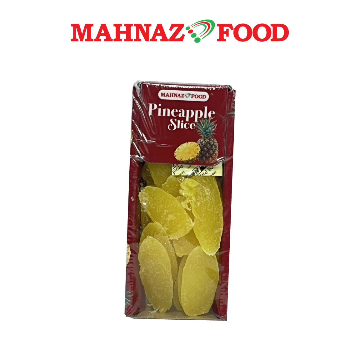 MAHNAZ DRIED PINEAPPLE SLICE 150G