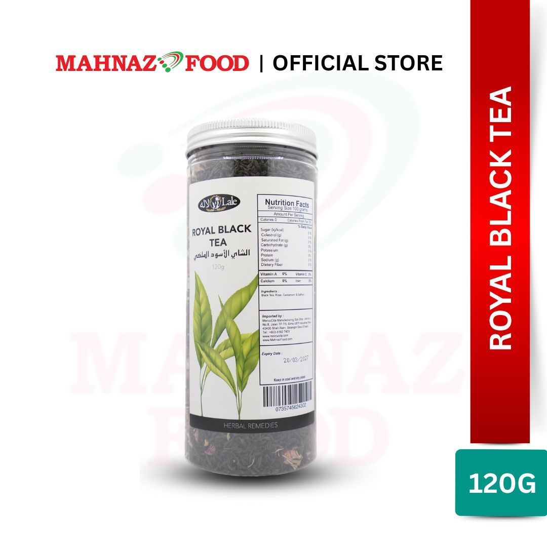 Makanan Mahnaz - Lale Royal Tea Black (100G)