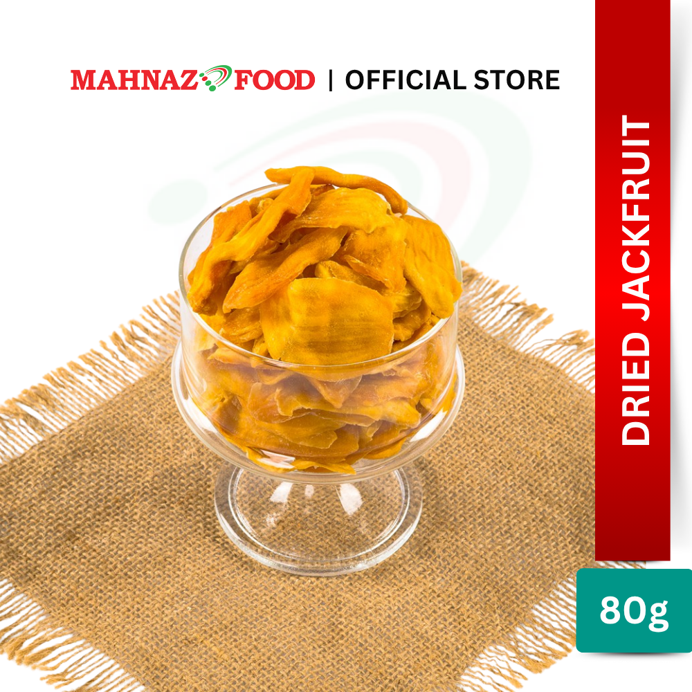 MAHNAZ FOOD NANGKA MADU RANGUP | CRUNCHY DRIED JACK FRUIT 80G