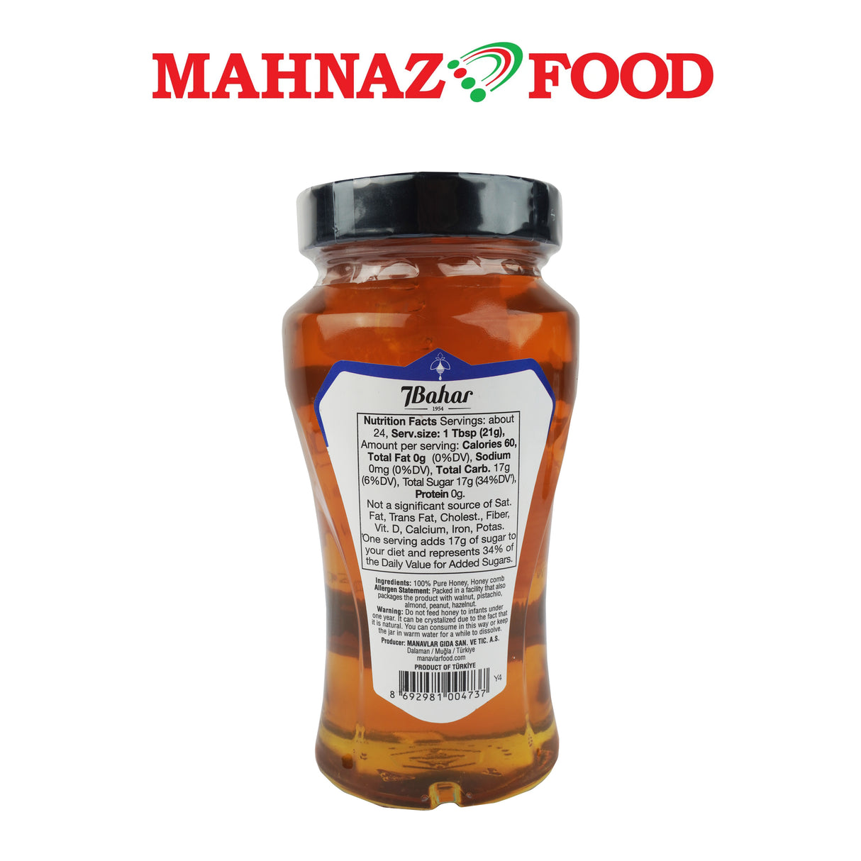 Mahnaz Food 7Bahar Honey With Comb