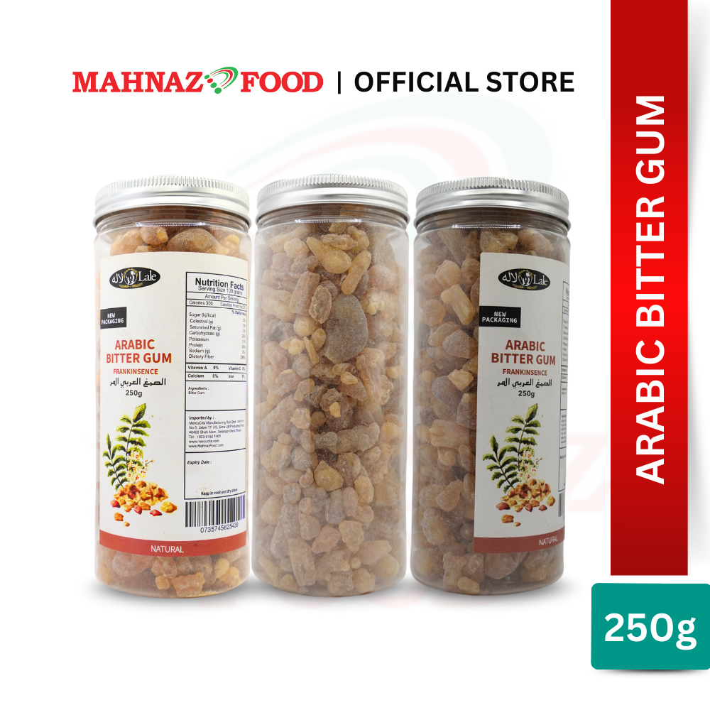 Mahnaz Food Arabic Sweet Gum Acacia Senegal | Arabic Bitter Gum Acacia Seyal Bottle Pack (250g|300g)
