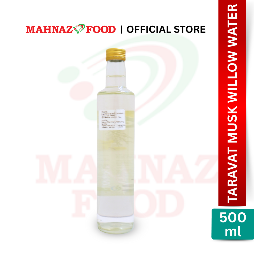 Mahnaz Food Taravat Muskwillow Water 500ml | Natural Herbal Distillate | Pain Relief & Relaxation | Air Bidmeshk | 麝香柳水