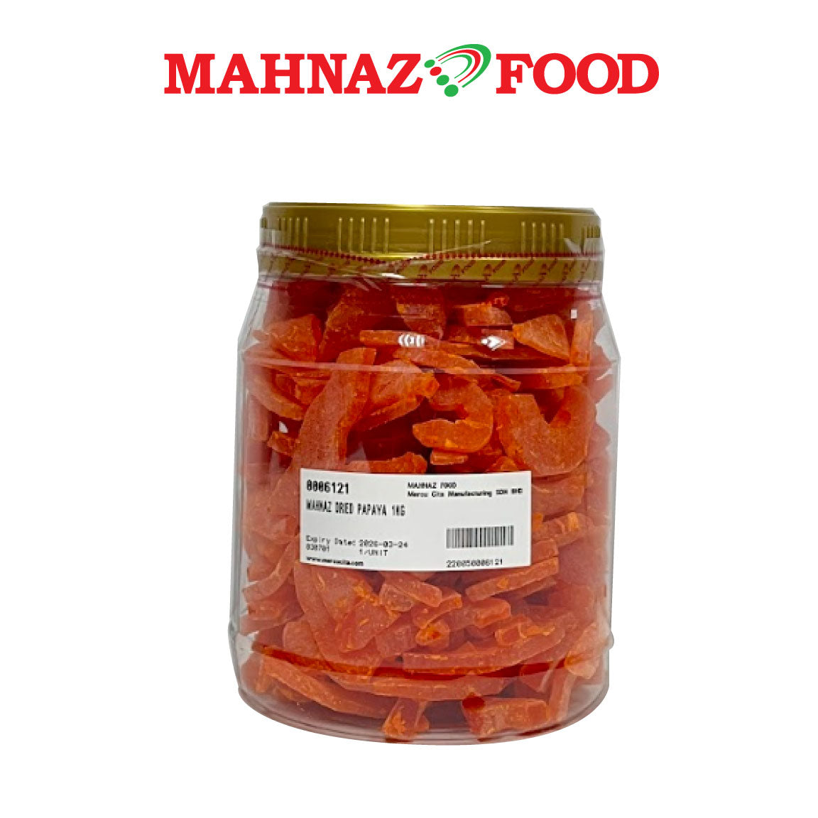 MAHNAZ DRIED PAPAYA 1KG