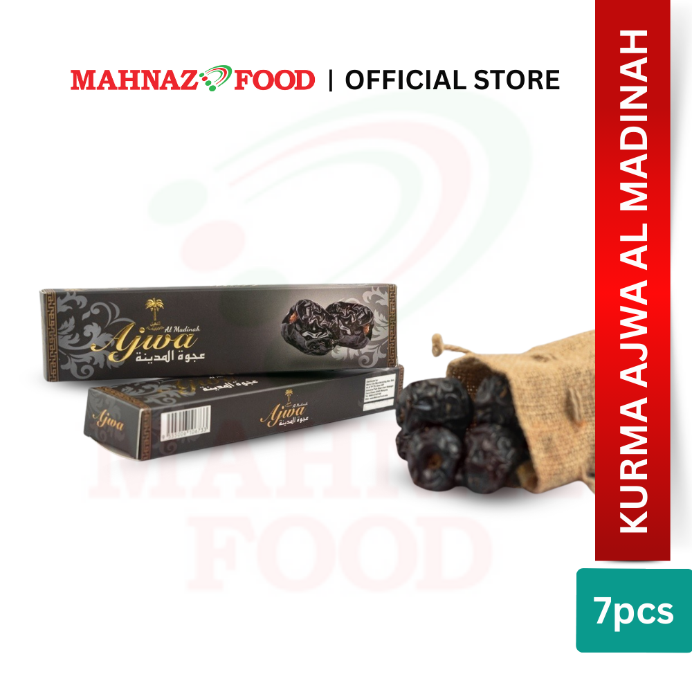 Makanan Mahnaz - Kurma | Kurma Al-Madinah Ajwa (7 Keping)