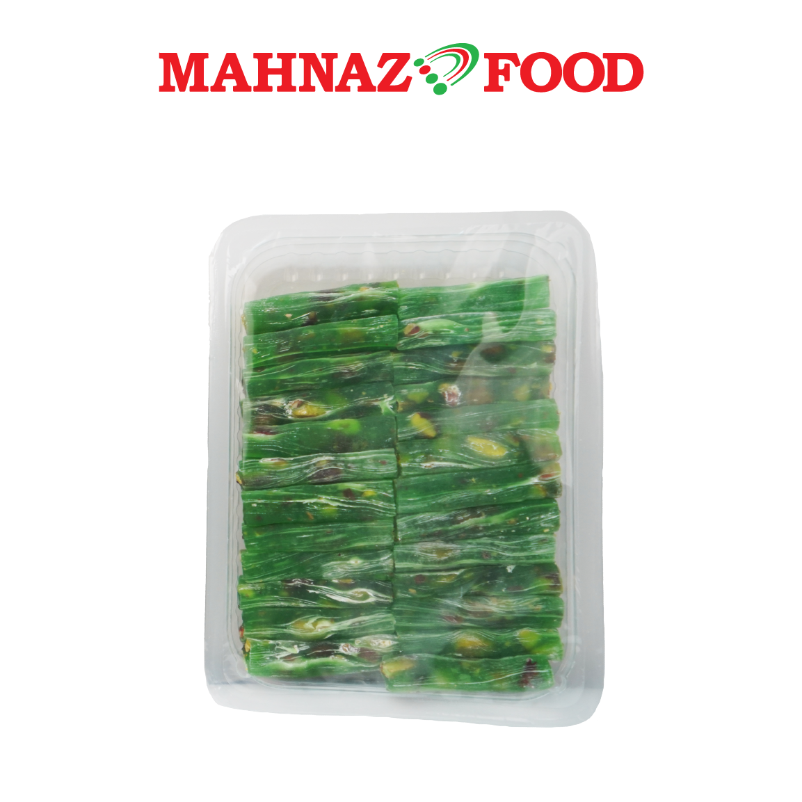 Mahnaz Food Lokum Kazani Turkish Delight Apple And Pistachio Finger Delight 250g Made in Turkey