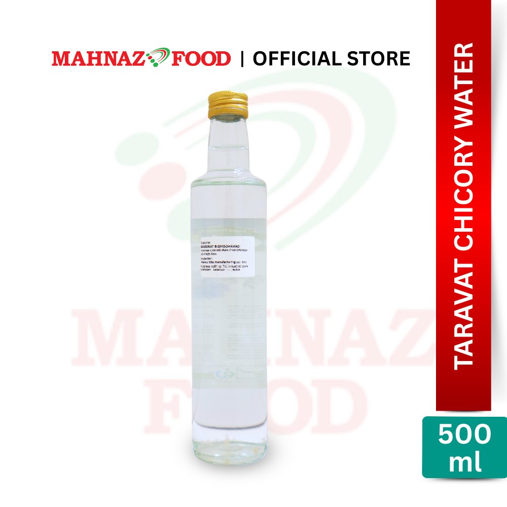 Mahnaz Food Taravat Chicory Water 500ml | Natural Digestive Drink | Detox & Wellness | Herbal Distillate | 菊苣水