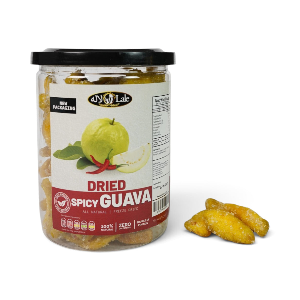 Mahnaz Food Lale Jambu Batu Pedas Kering Dengan Cili Asli (340G)