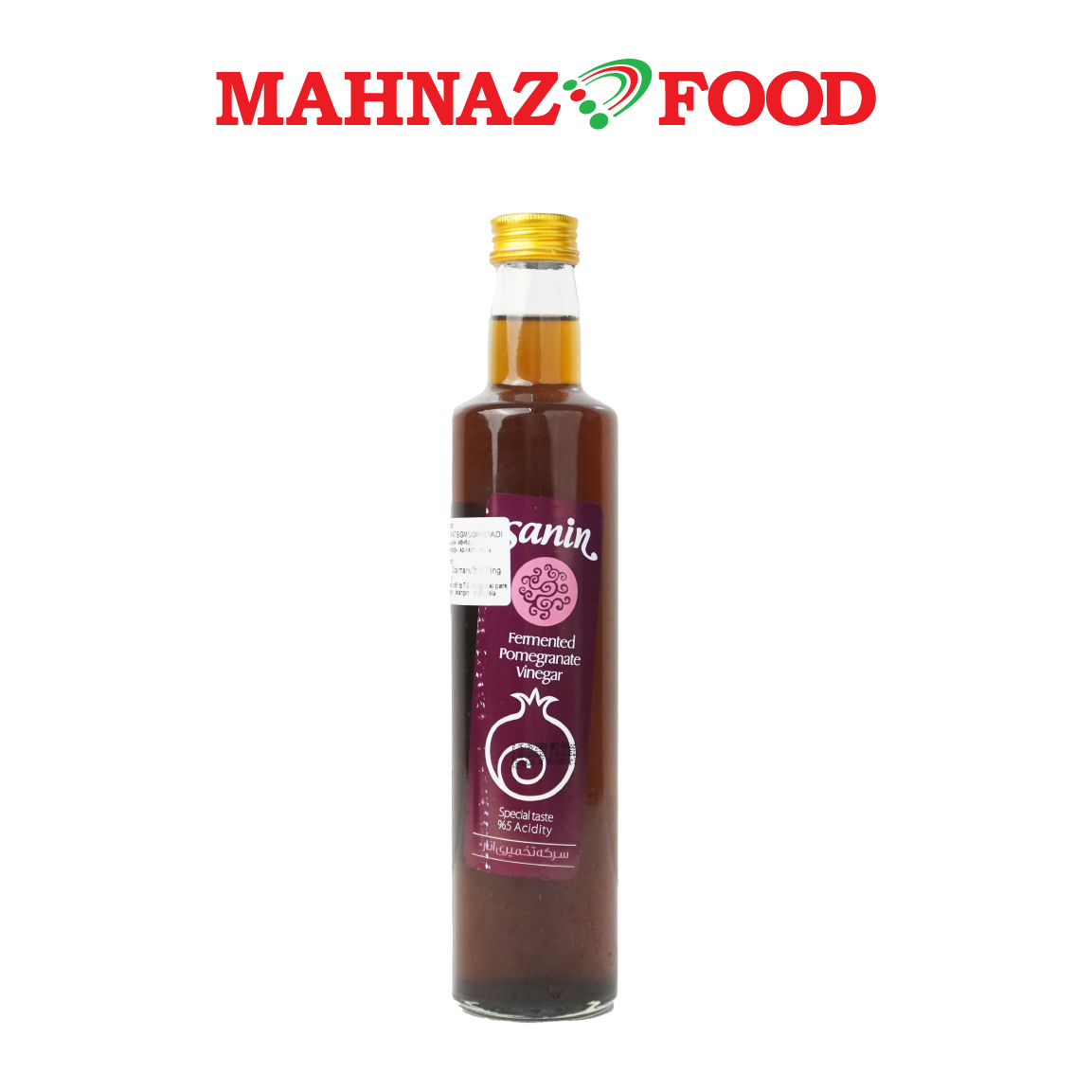 Mahnaz Food Sanin Fermented Pomegranate Vinegar 500ml