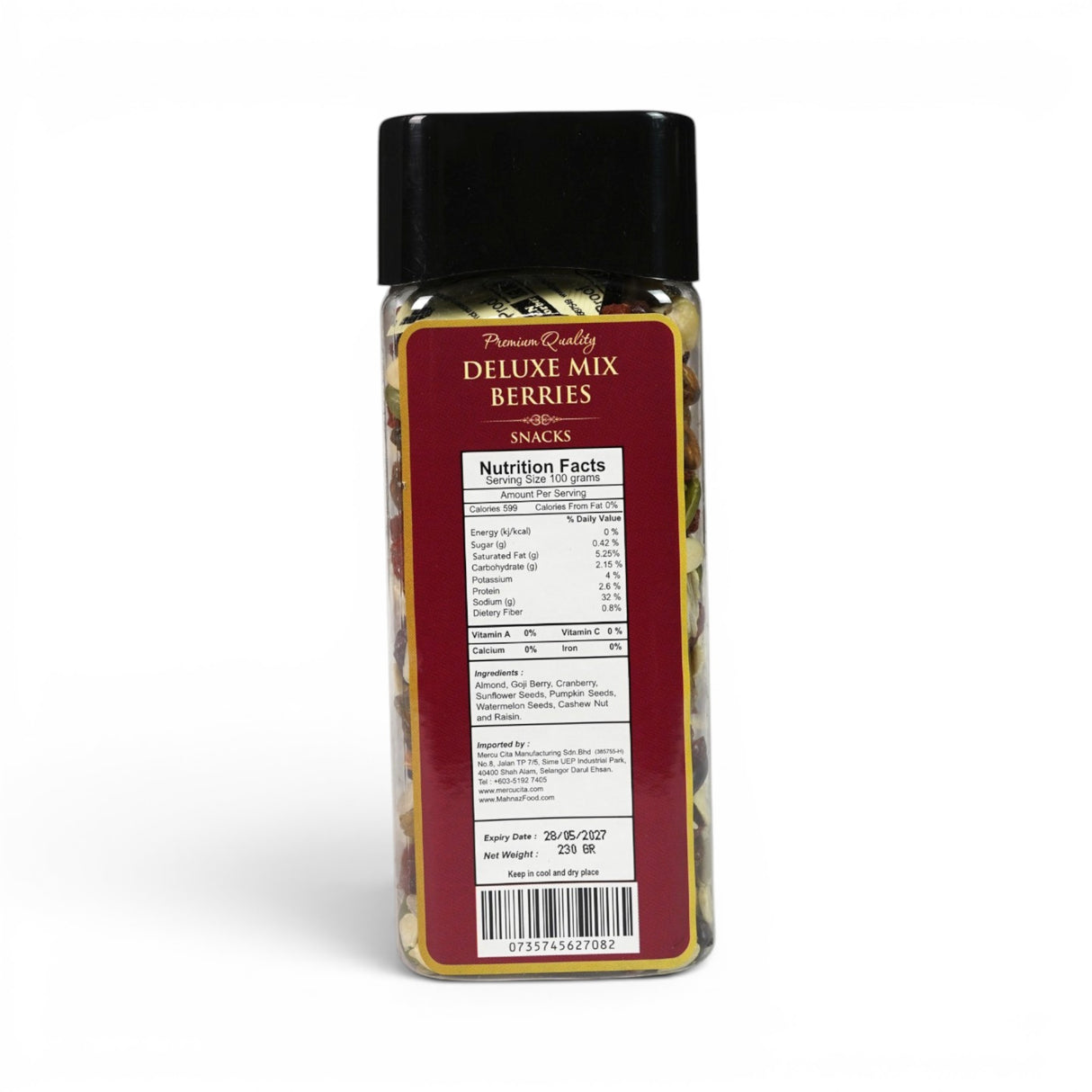 Nut | Mix Nut | Deluxe Mix Berries And Nuts | 230g