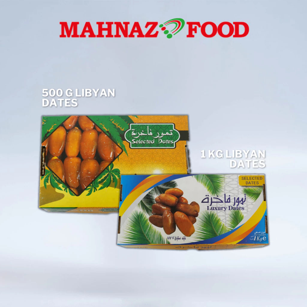 Mahnaz Food Selected Libyan Fresh & Young Kurma Sejuk Libya (500G/1Kg)