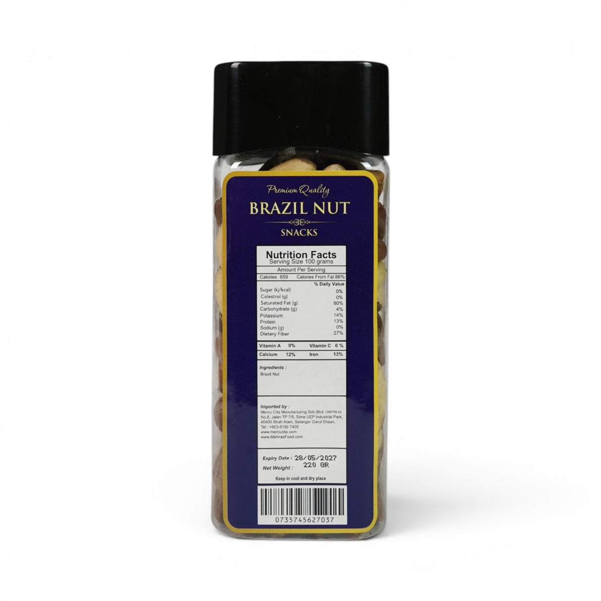 Nut | Brazil Nut | Raw | 220g