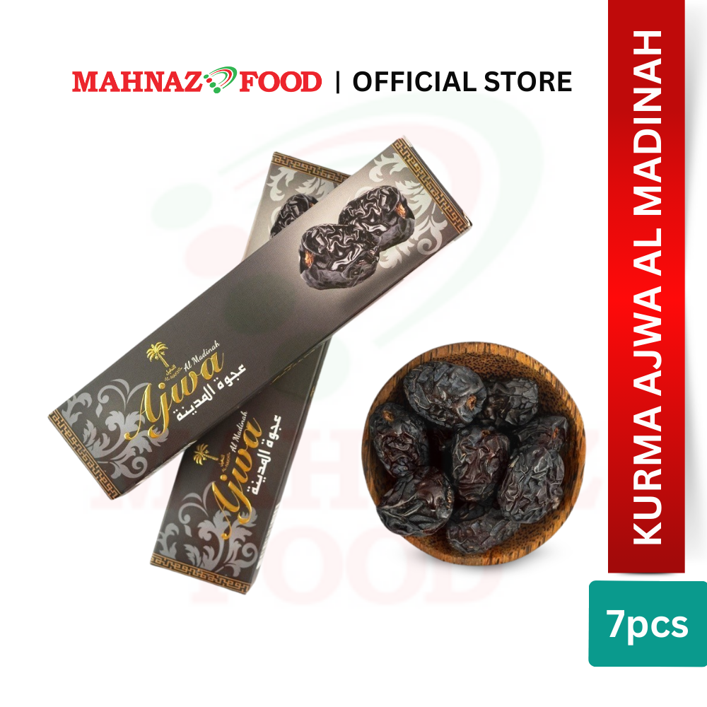Makanan Mahnaz - Kurma | Kurma Al-Madinah Ajwa (7 Keping)