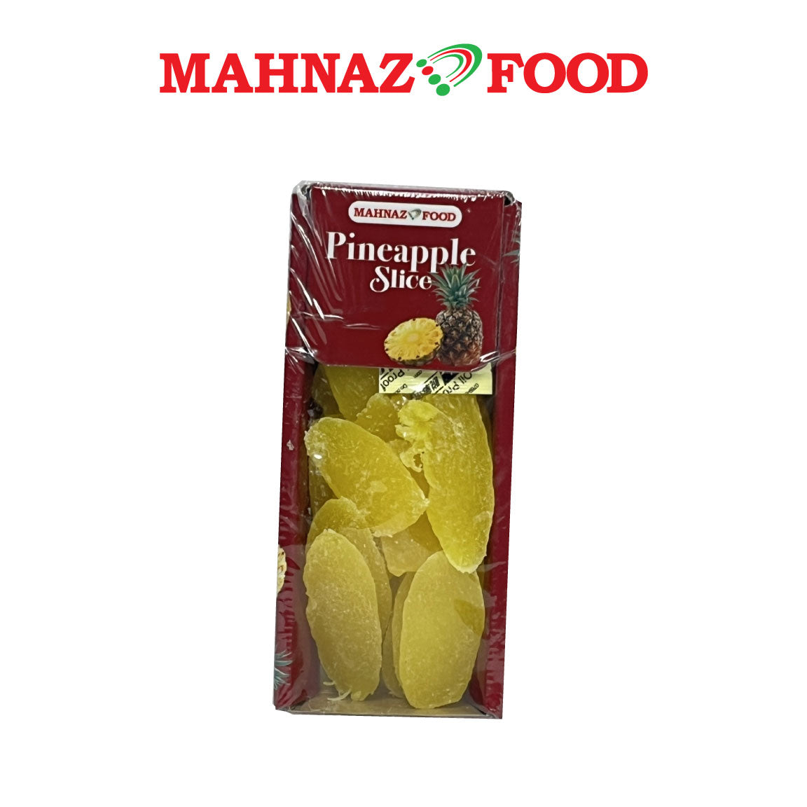 MAHNAZ DRIED PINEAPPLE SLICE 150G