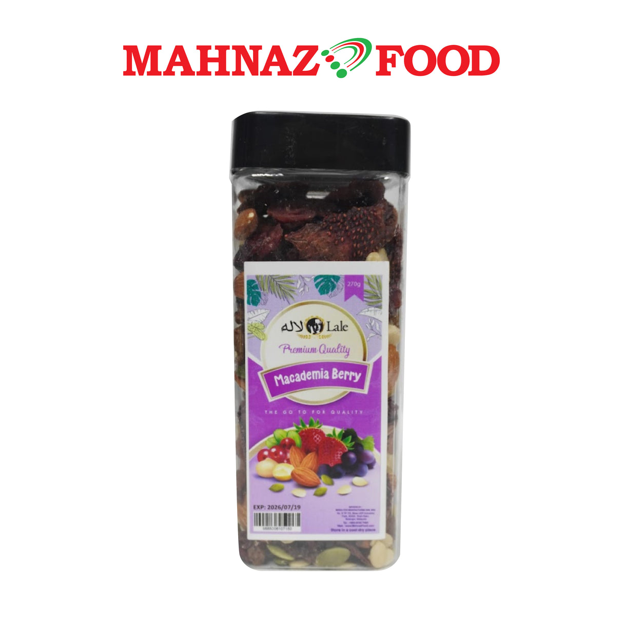 Mahnaz Food Lale Pecan Berry Mix 300g