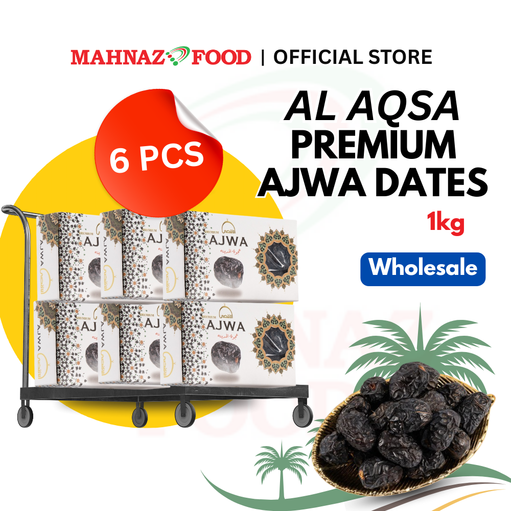 Mahnaz Food - Kurma / Dates Al Aqsa Ajwa Jumbo 400G / 1Kg Wholesale
