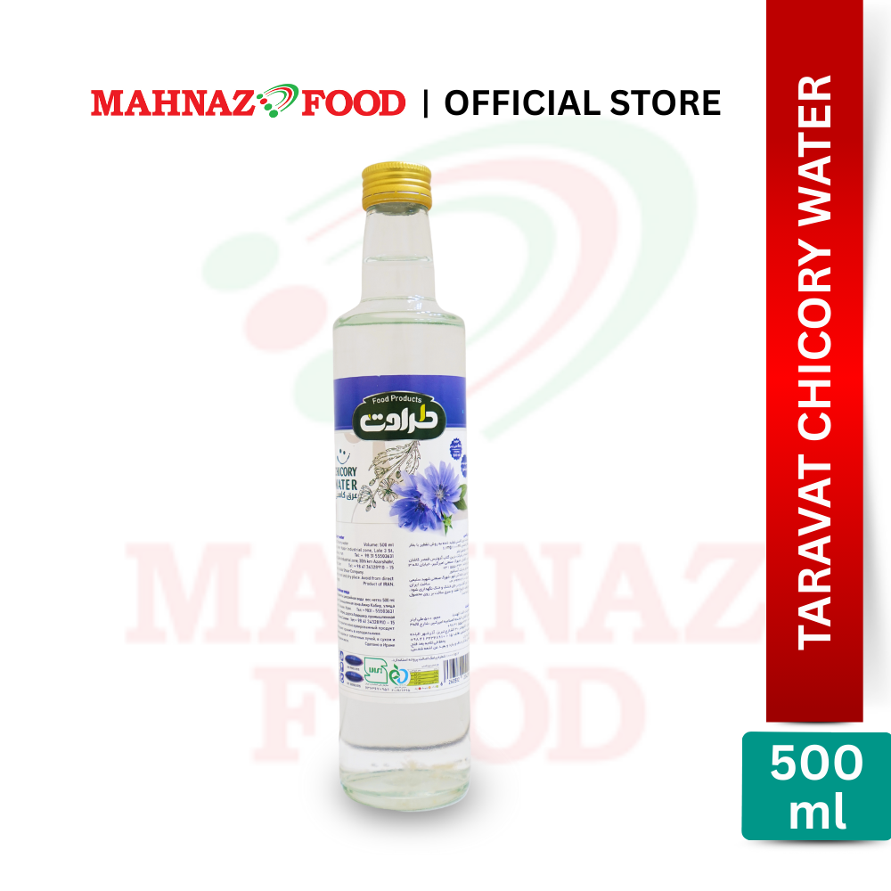 Mahnaz Food Taravat Chicory Water 500ml | Natural Digestive Drink | Detox & Wellness | Herbal Distillate | 菊苣水