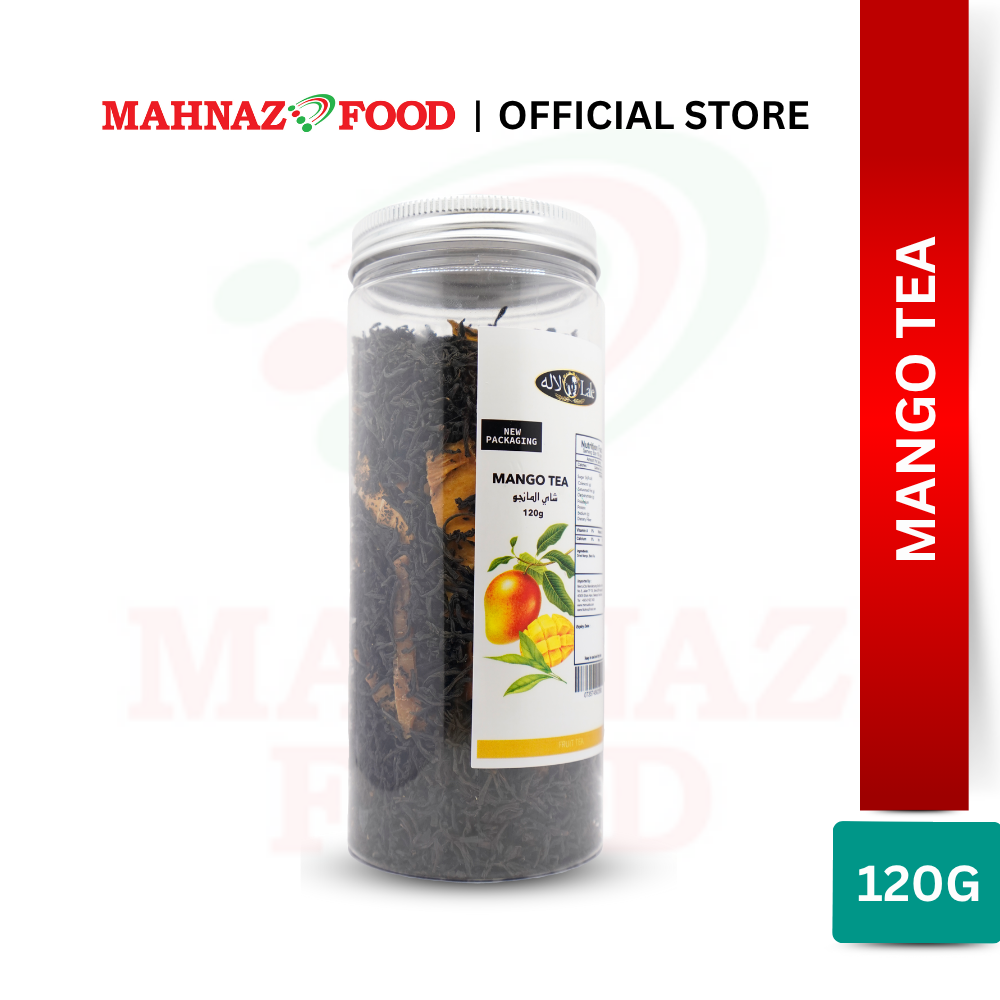 MAHNAZ FOOD Mango Tea Herbal Leaf Healthy Small Pack (120g) | Teh Buah Mangga