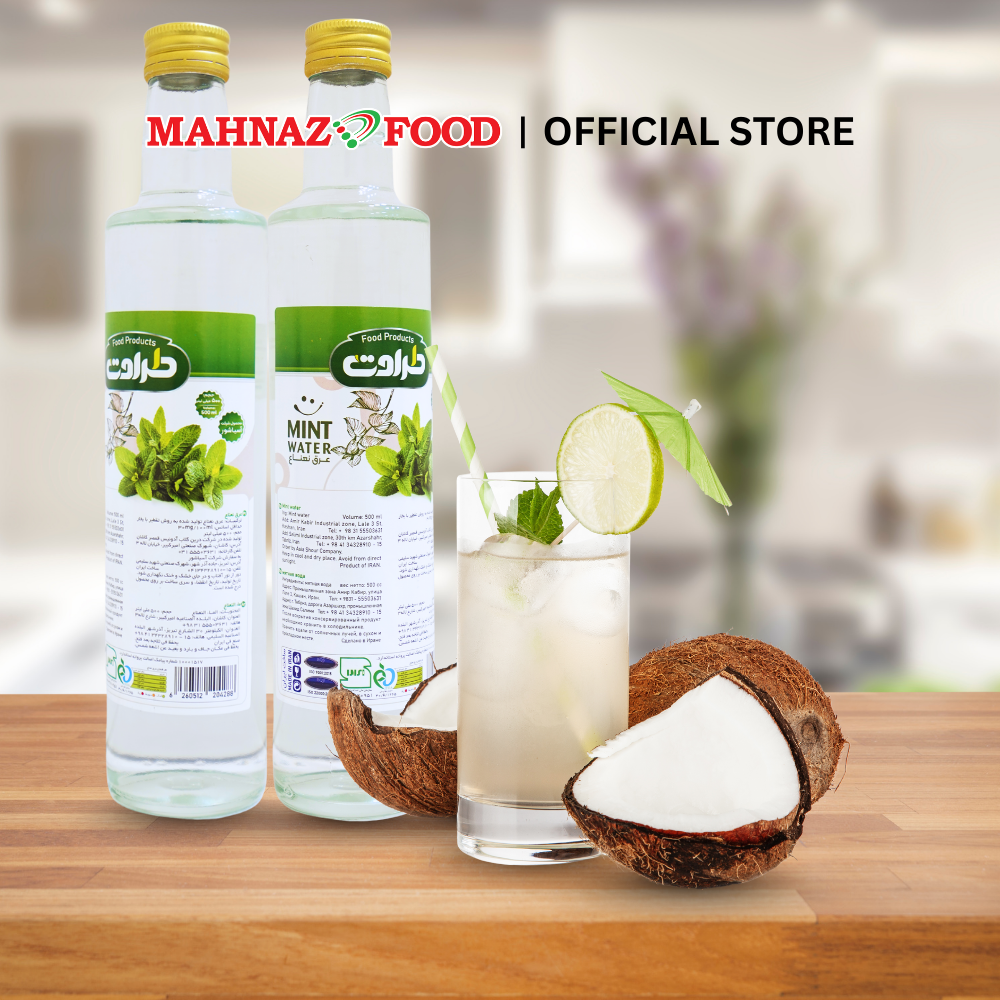Mahnaz Food Taravat Mint Water 500ml | Natural Herbal Distillate | Digestion & Hydration | Air Pudina | 薄荷水