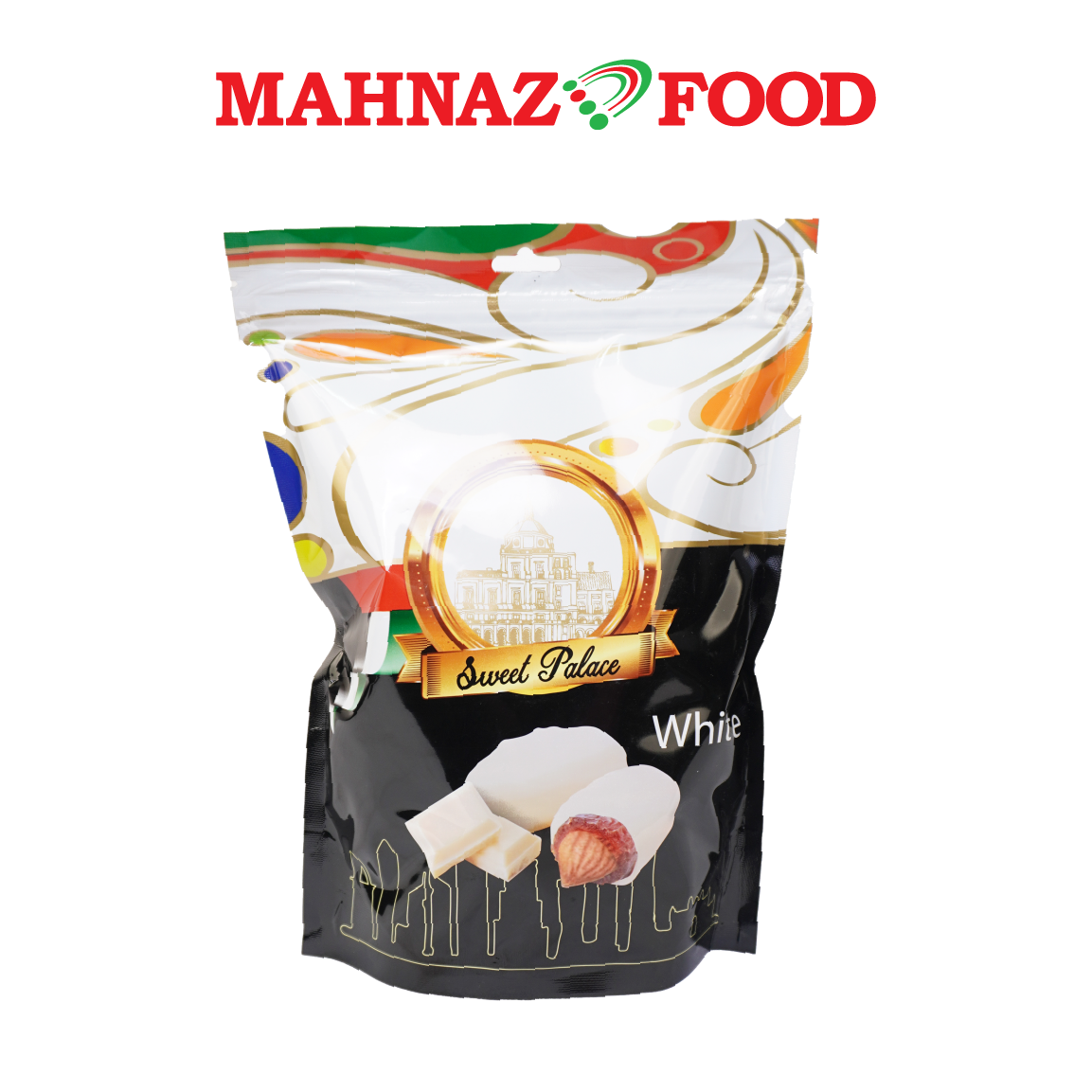 Mahnaz Food Sweet Palace Choco Dates With Almond 400g