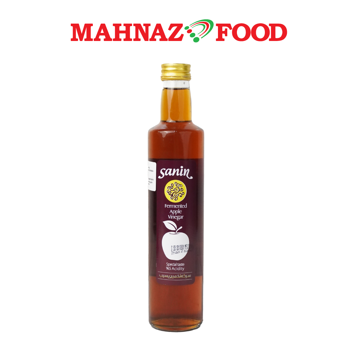 Mahnaz Food Sanin Fermented Apple Vinegar 500ml