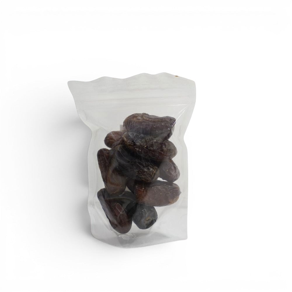 Mahnaz Food Mariami Dates, golden to dark brown, soft, sweet, chewy texture, premium quality.