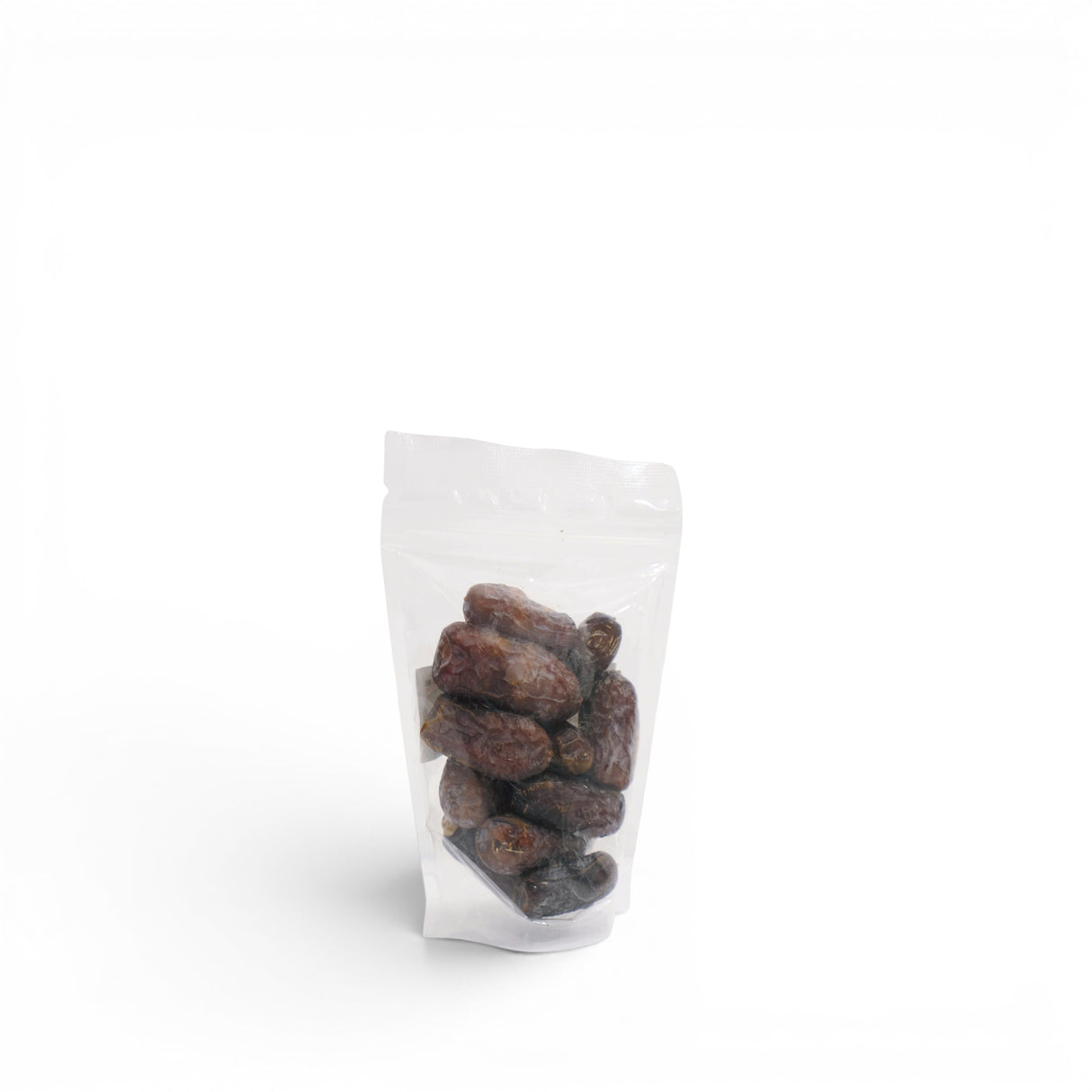 Mahnaz Food Mariami dates in a clear resealable pouch, golden to dark brown, soft, sweet, chewy texture.