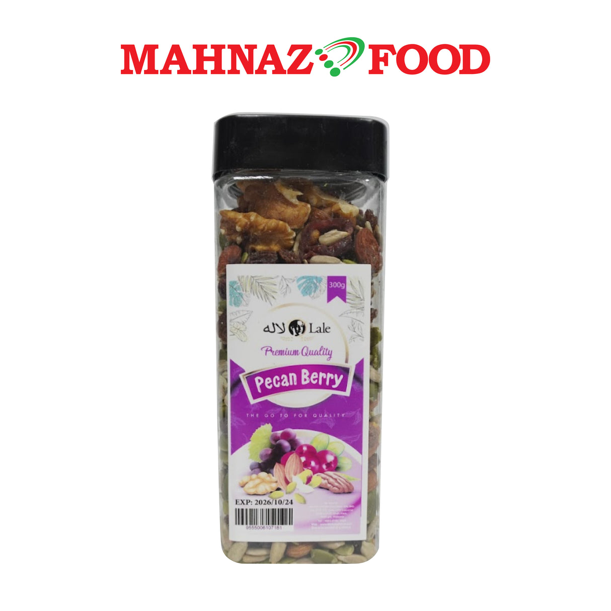 Mahnaz Food Lale Pecan Berry Mix 300g