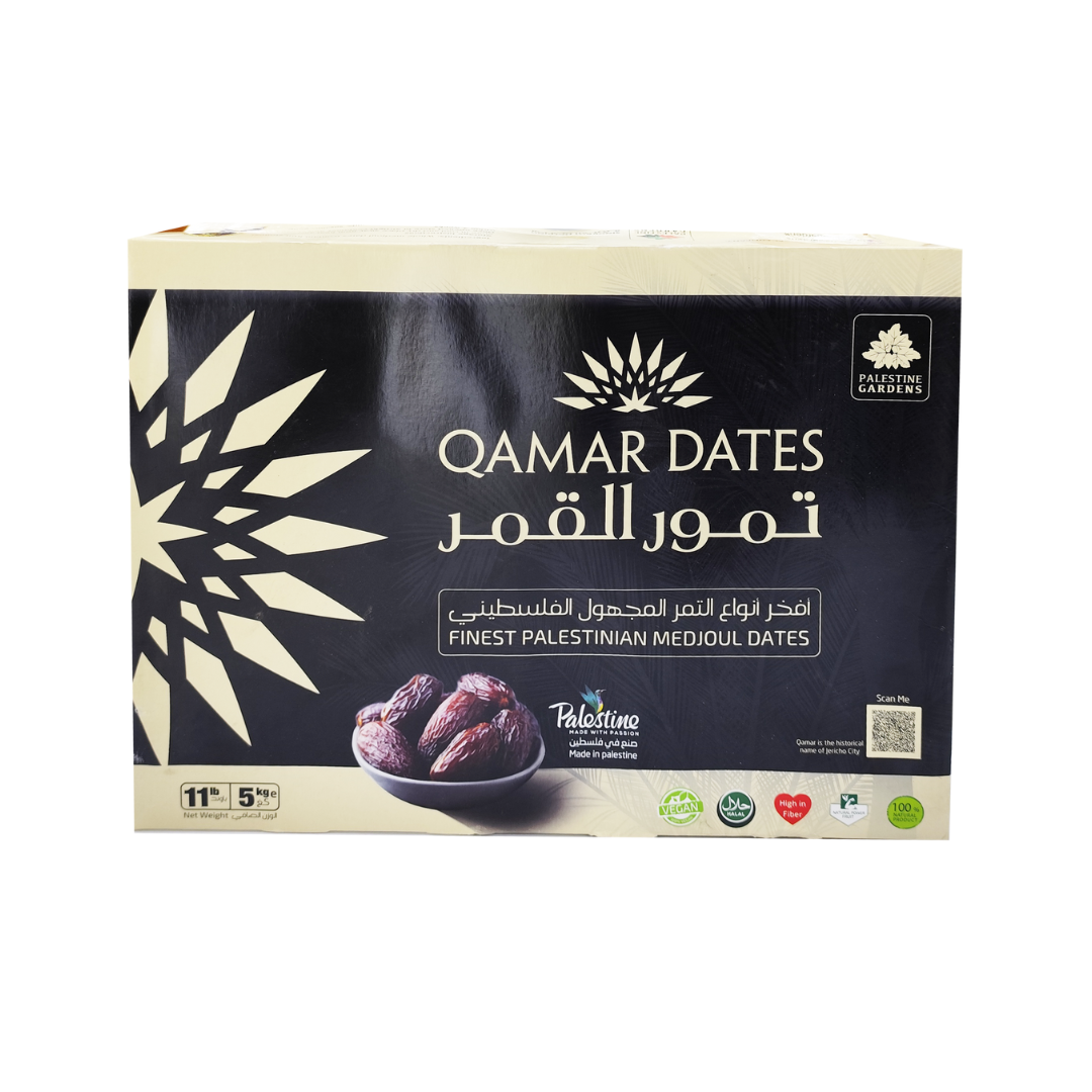 Mahnaz Food Qamar Finest Palestinian Medjoul Dates Large 5Kg