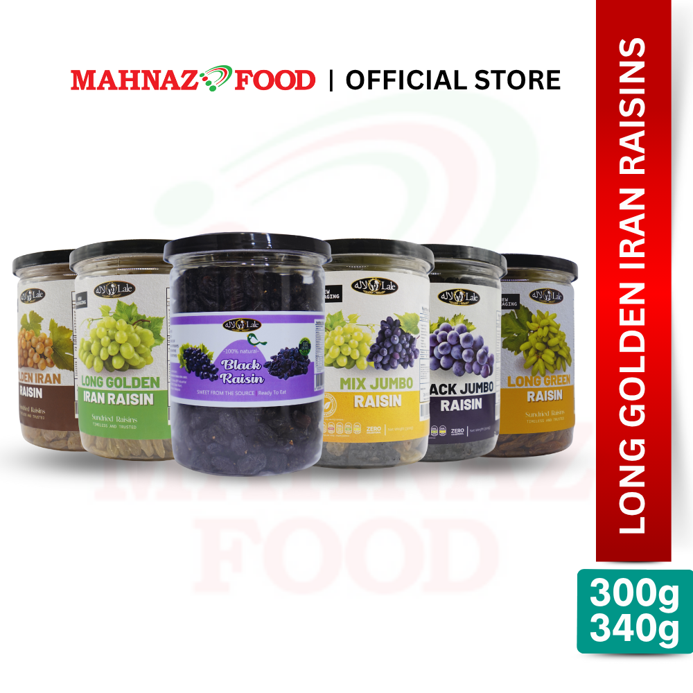 Mahnaz Food Assorted Raisins Collection | Kismis Pelbagai Jenis Premium