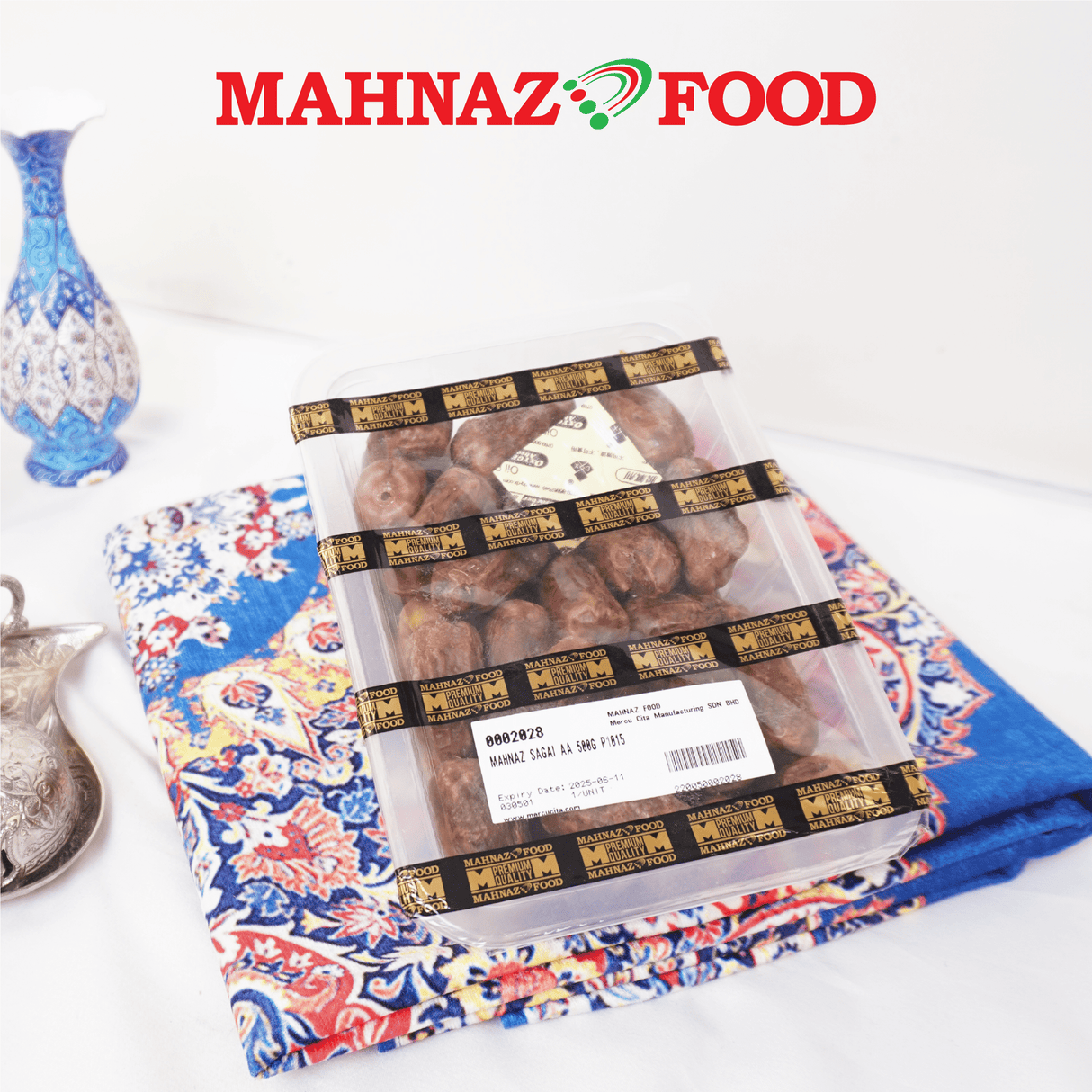 Mahnaz Food Kurma Kurma Sagai AA 500g