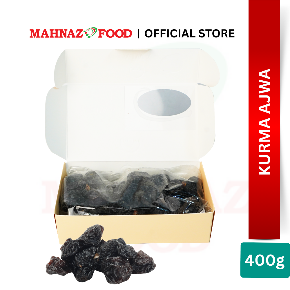 Borong Makanan Mahnaz | Al-Aqsa Premium Ajwa 400g (12 pek)