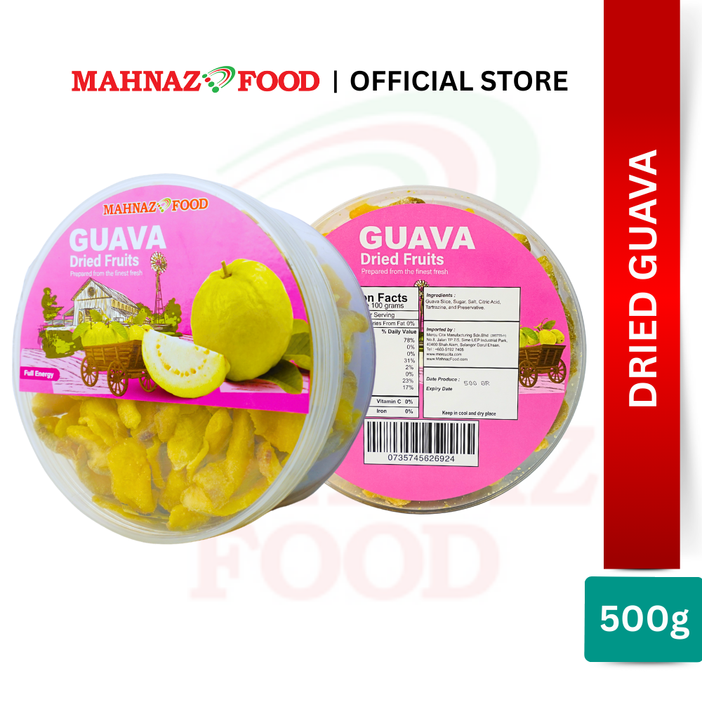 Mahnaz Food Variety Dried Fruits Round Container 400g – 550g | Premium Snack | Healthy Gift Set | Mix Buah Kering | 干果礼盒