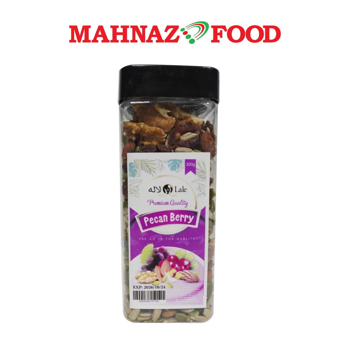Mahnaz Food Lale Pecan Berry Mix 300g