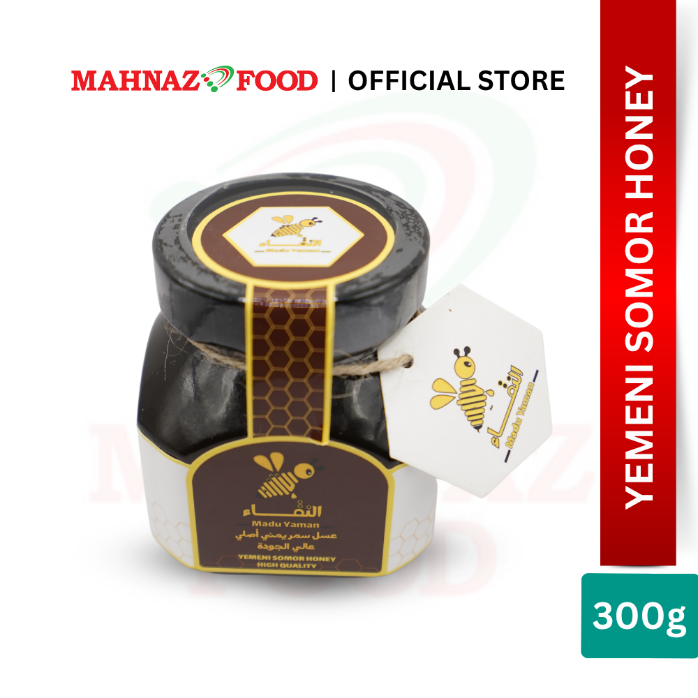 Mahnaz Food Yemeni Somor Honey 300g Natural Wild Honey | Madu Hutan Semulajadi
