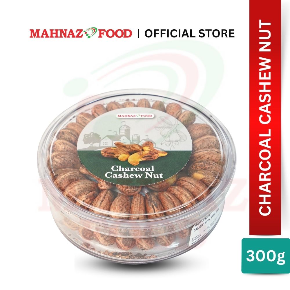 Makanan Mahnaz - Kacang Gajus Arang | Kacang Gajus Arang (150G / 250G / 400G / 700G)