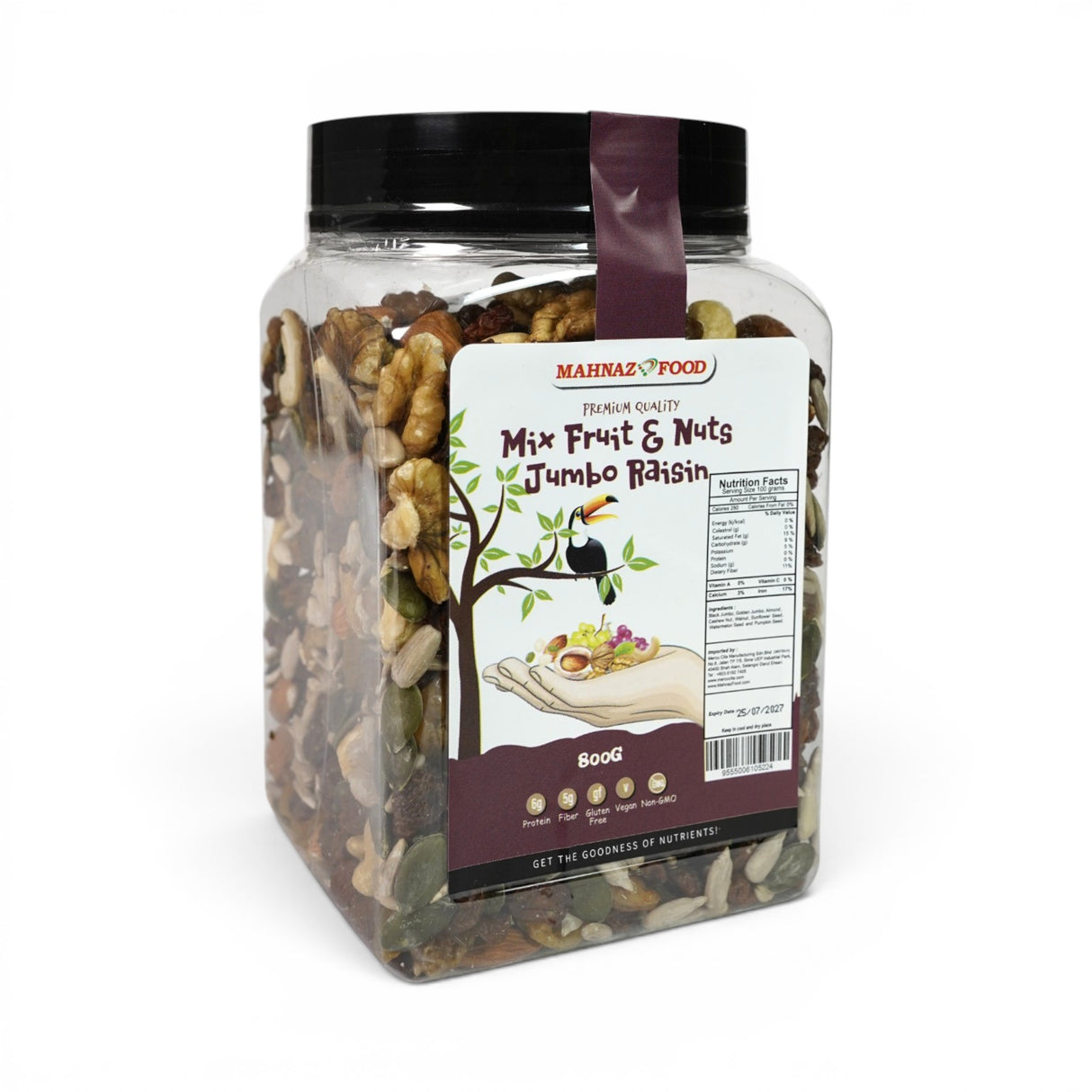 Nut | Mix Nut | Mix Fruit & Nuts Jumbo | 800g