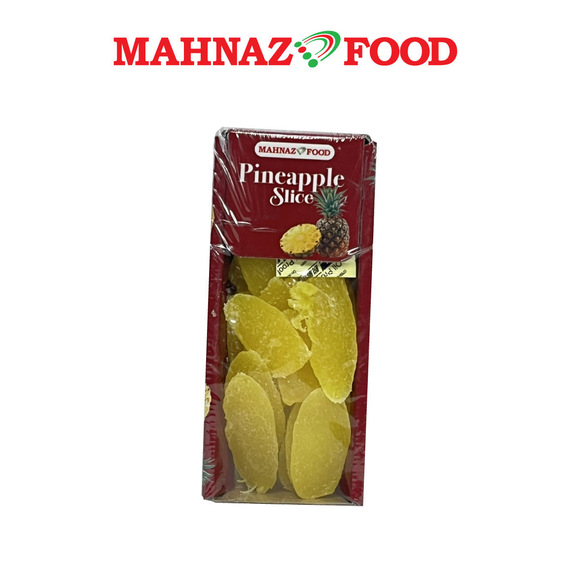 MAHNAZ DRIED PINEAPPLE SLICE 150G