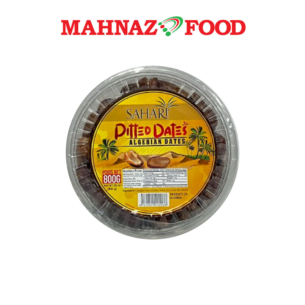 SAHARI PITTED DATES 800G